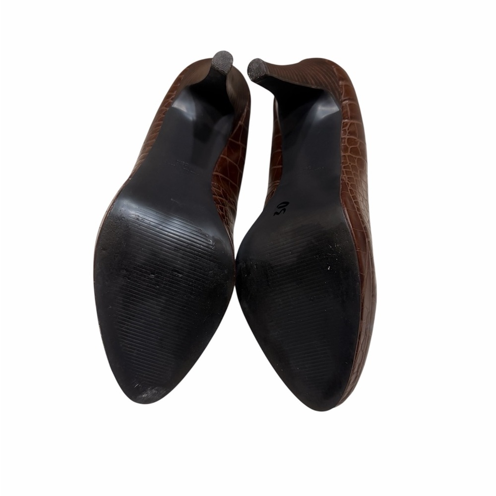 Nine West Brown Shoes Size 8 1/2 Preowned - Picture 8 of 8